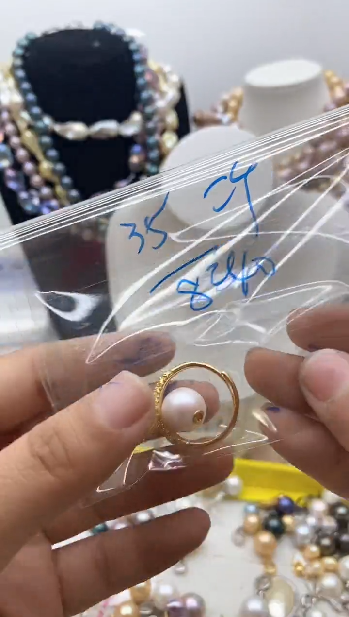 【闪购商品】淡水珍珠颈饰钛钢105