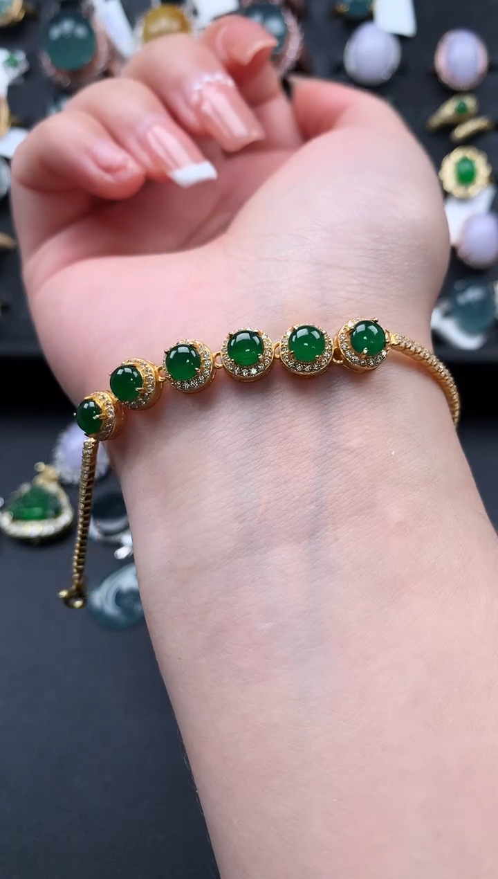 【闪购商品】翡翠戒指银S925镶嵌512421