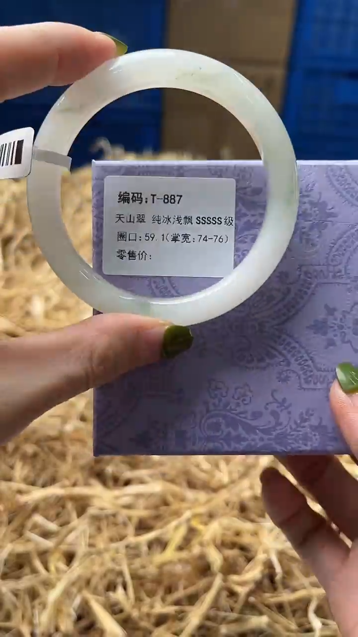未镶嵌手镯石英质玉T887