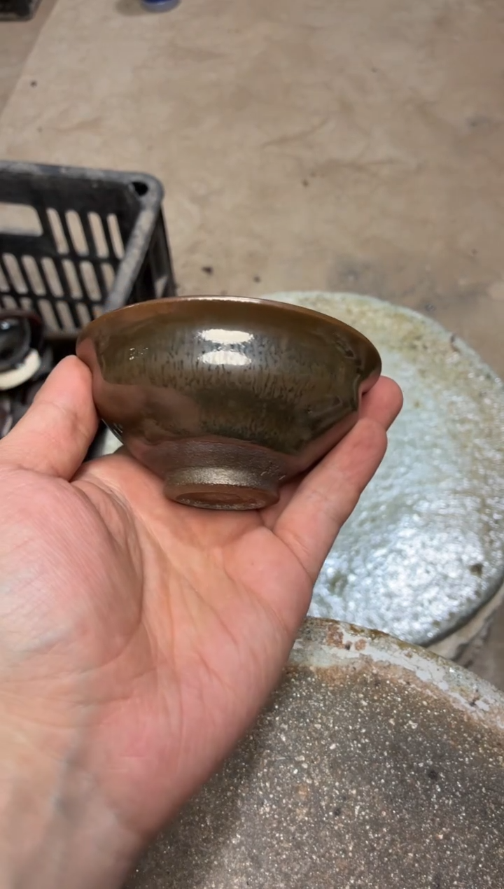 茶盏真柴烧建盏换点柴火