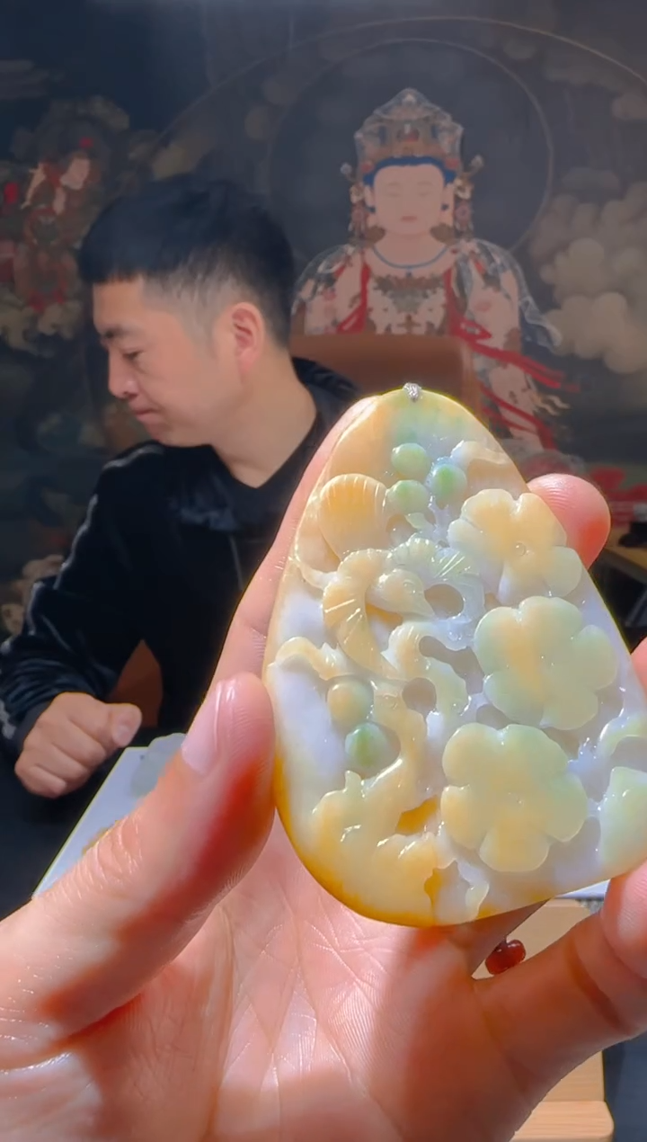 【闪购商品】定制翡翠未镶嵌L-@@QJSXJ221012