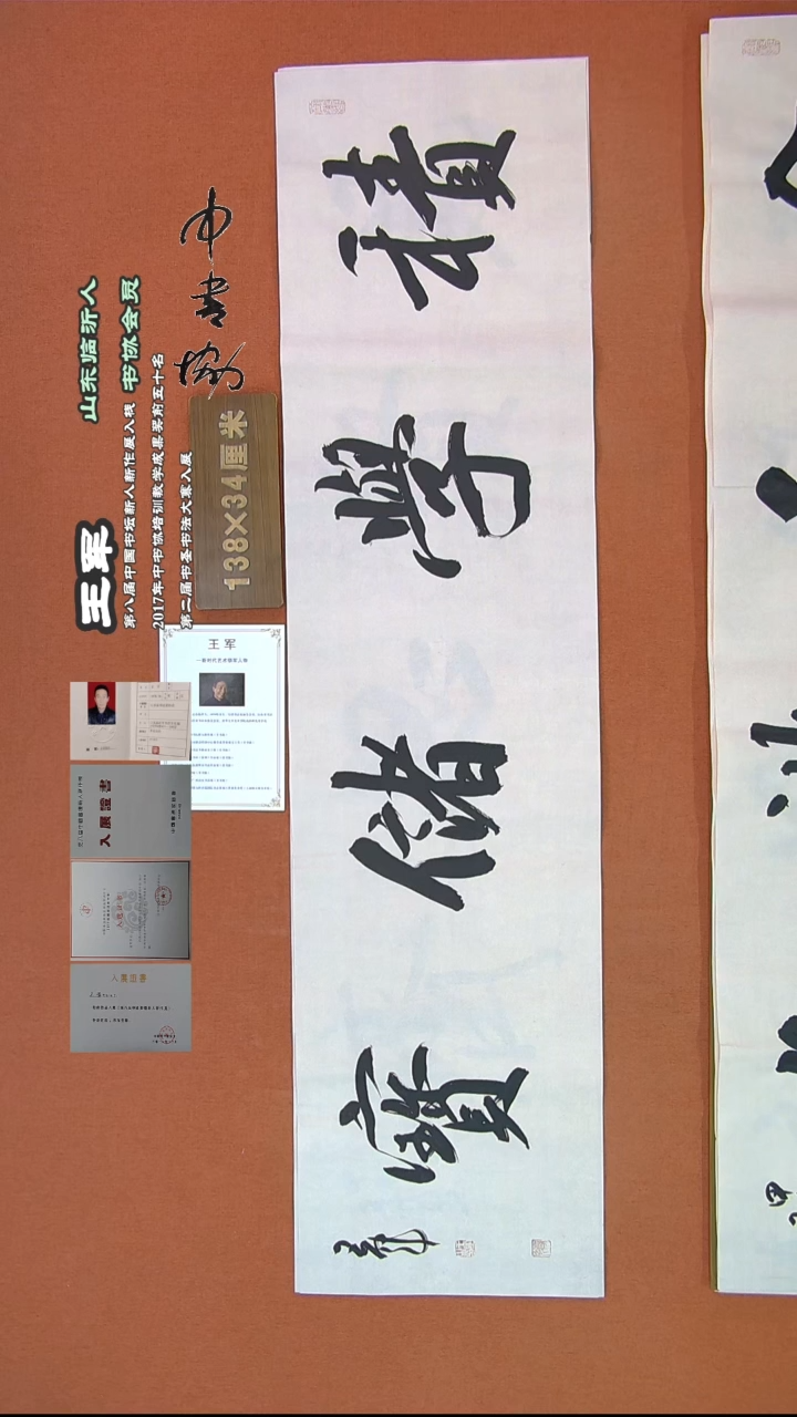 【闪购商品】书法225王军书法作品
