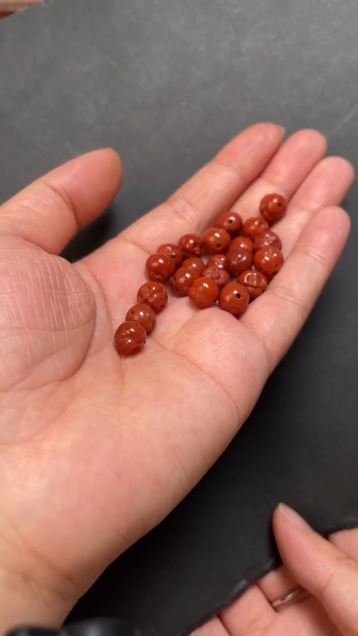 未镶嵌37南红玛瑙配饰---微瑕