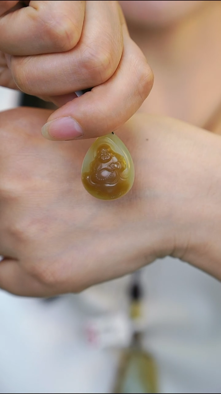 吊坠(不含链)未镶嵌和田玉和田玉吊坠