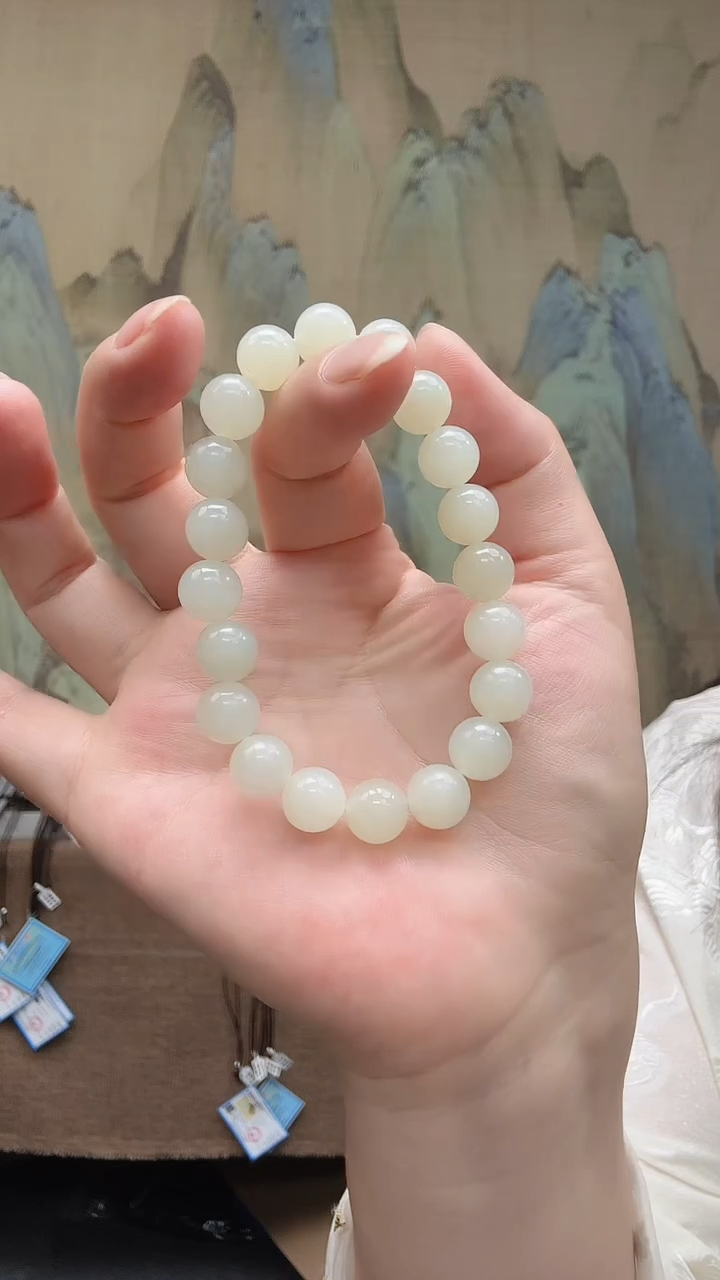 和田玉未镶嵌颈饰·