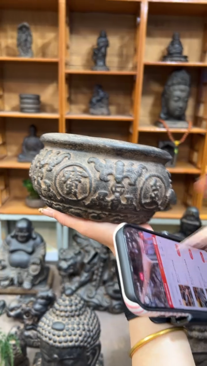 陶土【火山泥】聚宝盆