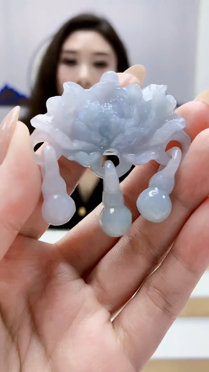 未镶嵌定制翡翠4829MM-毛货挂件36