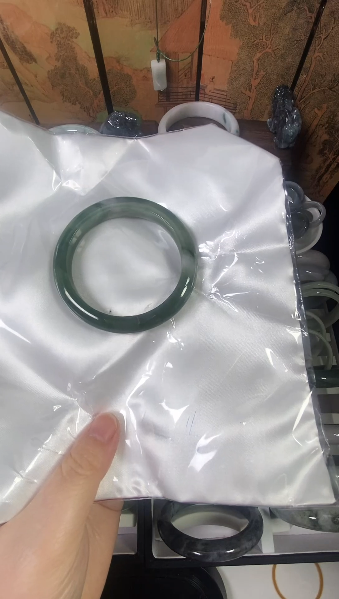 未镶嵌手镯翡翠58.3