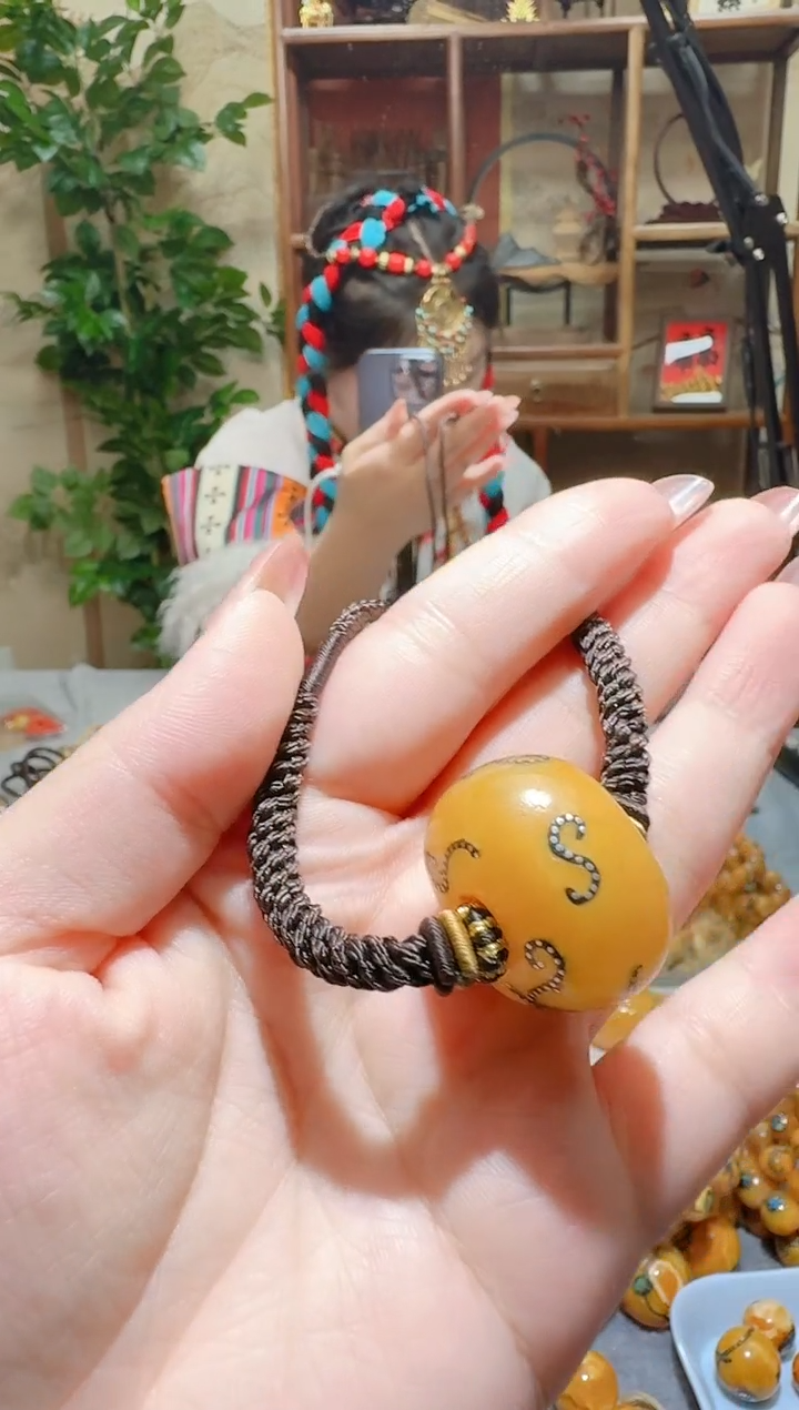 蜜蜡颈饰未镶嵌5893天然蜜蜡珠宝奇石全都保真