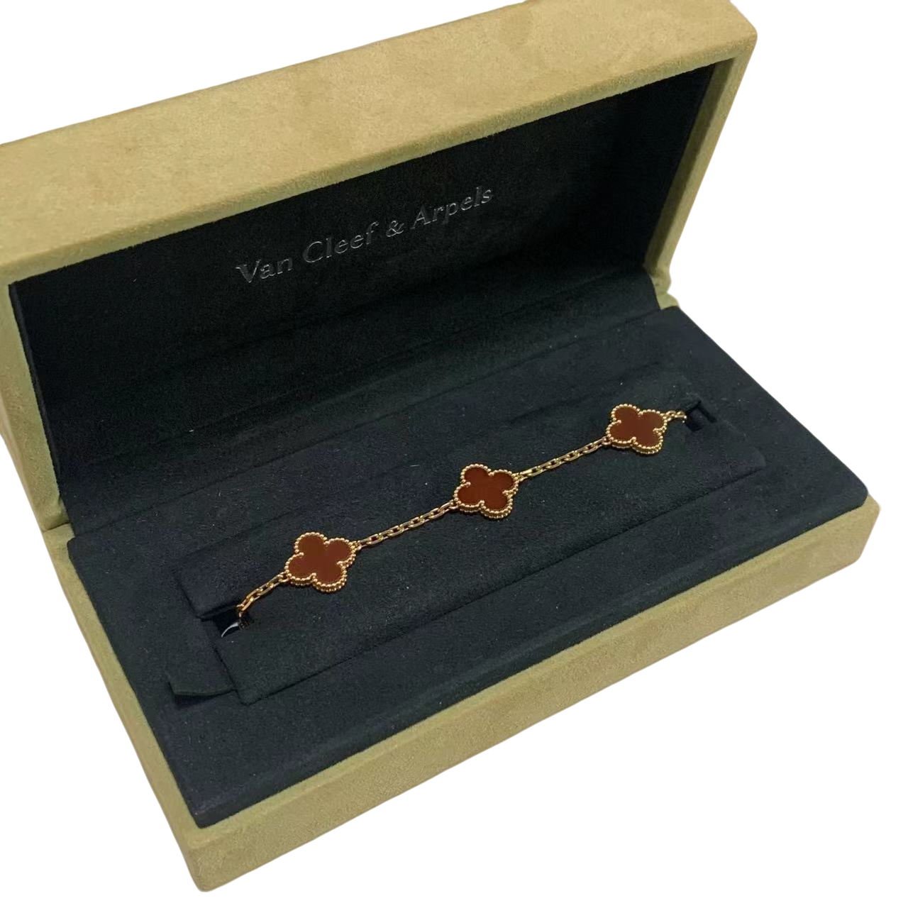 95新 梵克雅宝 梵克雅宝 红五花手链bwz10270