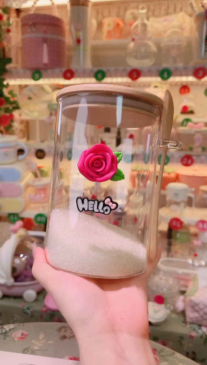 其他品质好发货快放心拍！玫瑰花白糖罐