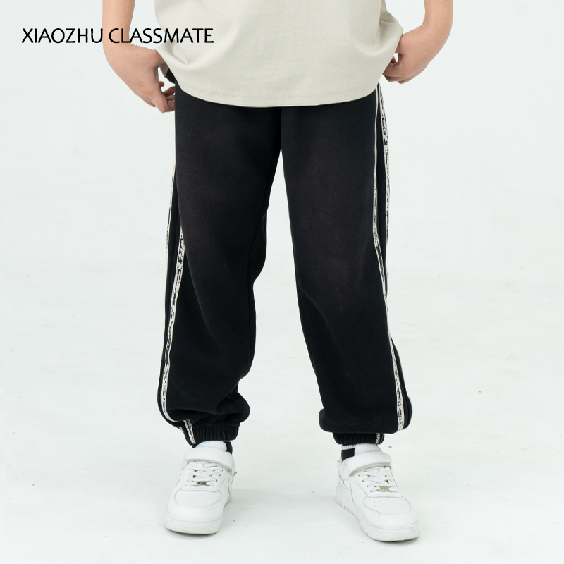 胖男童中大童裤子运动裤长裤加肥加大休闲卫裤大码初中生 54139