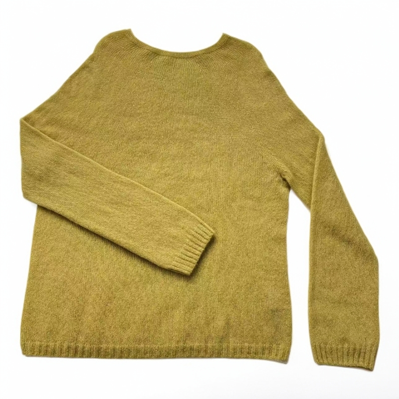 羊绒桑蚕丝无缝一体针织衫上衣