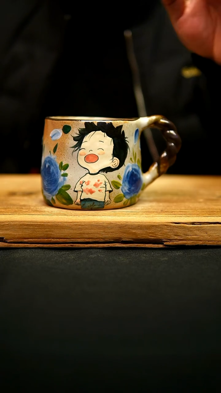 @@陶园瓷舍@@纯手工手绘@高温釉下彩