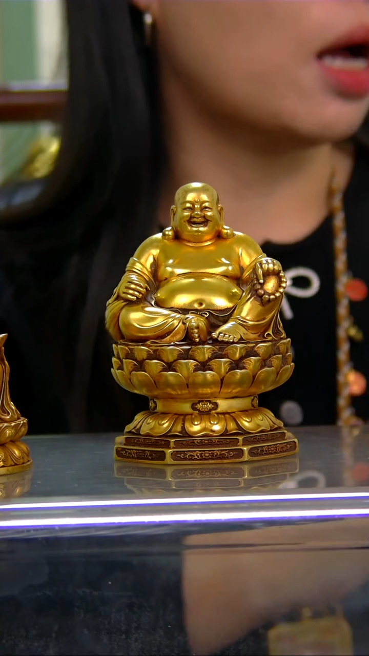 【闪购商品】紫铜鎏金，10分弥勒-Z