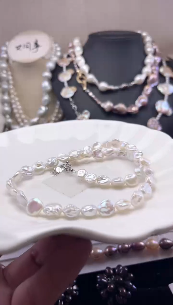 未镶嵌项链淡水珍珠【纯恬珠宝】