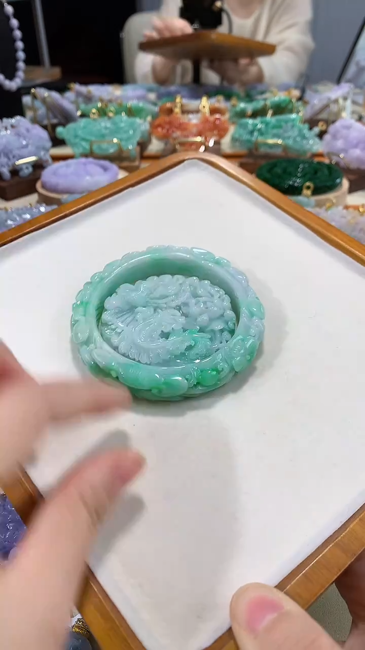 未镶嵌手镯翡翠套镯57.9