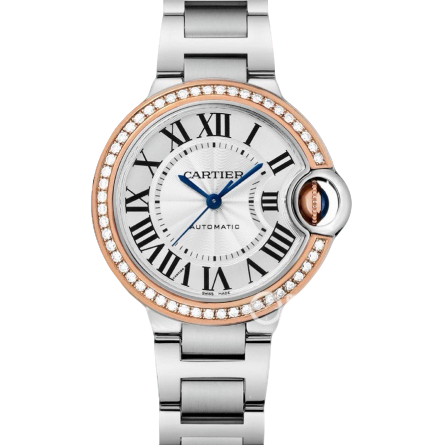 99新 Cartier/卡地亚 老佛爷/卡地亚蓝气球/自动/单表/33mm