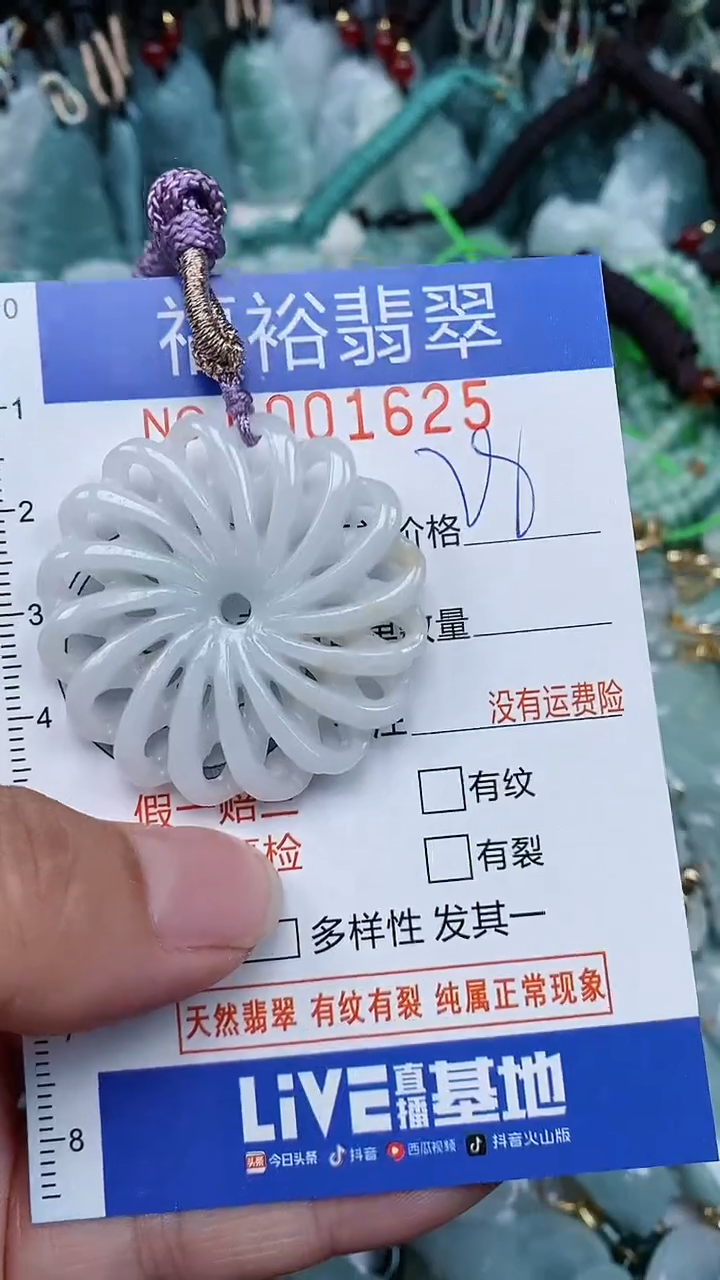 翡翠未镶嵌颈饰...0001625