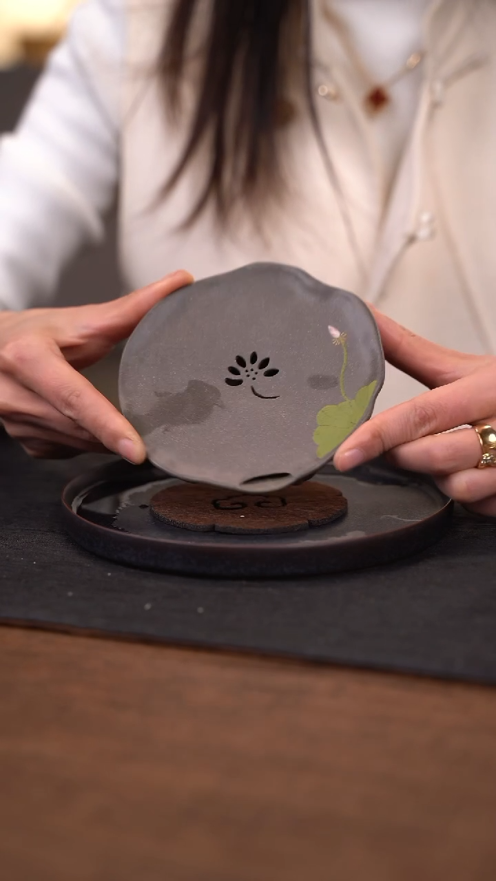 【闪购商品】紫砂茶杯蟹壳青小莲蓬干泡  莫逐