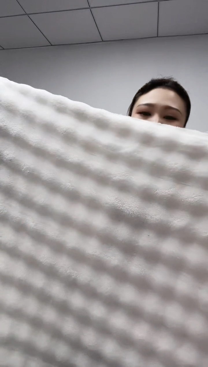 法兰绒2X2.4面料尺寸主播介绍为准面料