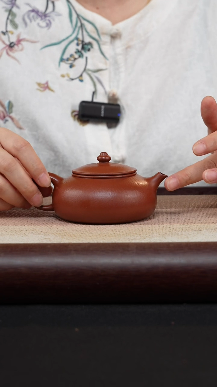 【闪购商品】紫砂茶壶朱泥-大品寒江MH-1796