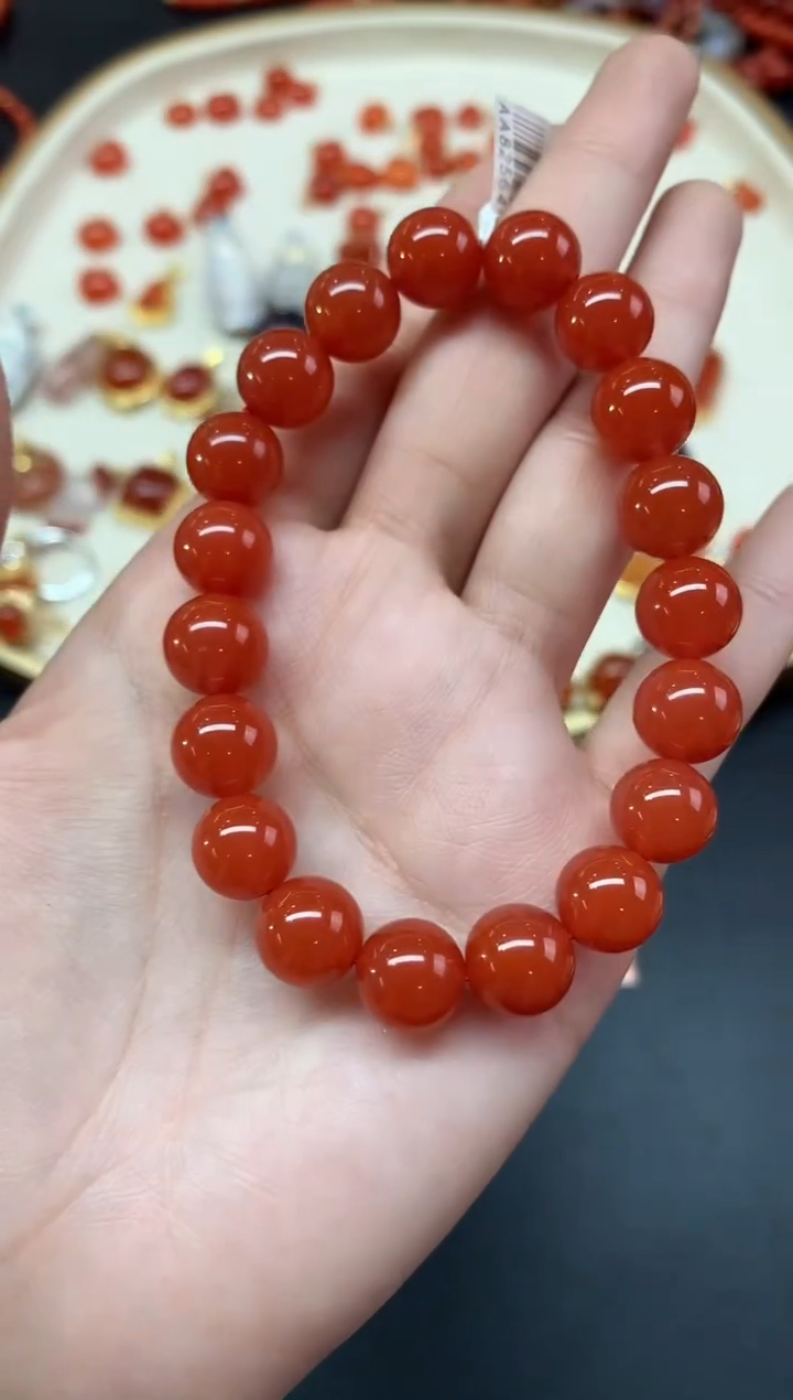 【闪购商品】南红玛瑙手串未镶嵌手串A427|3999