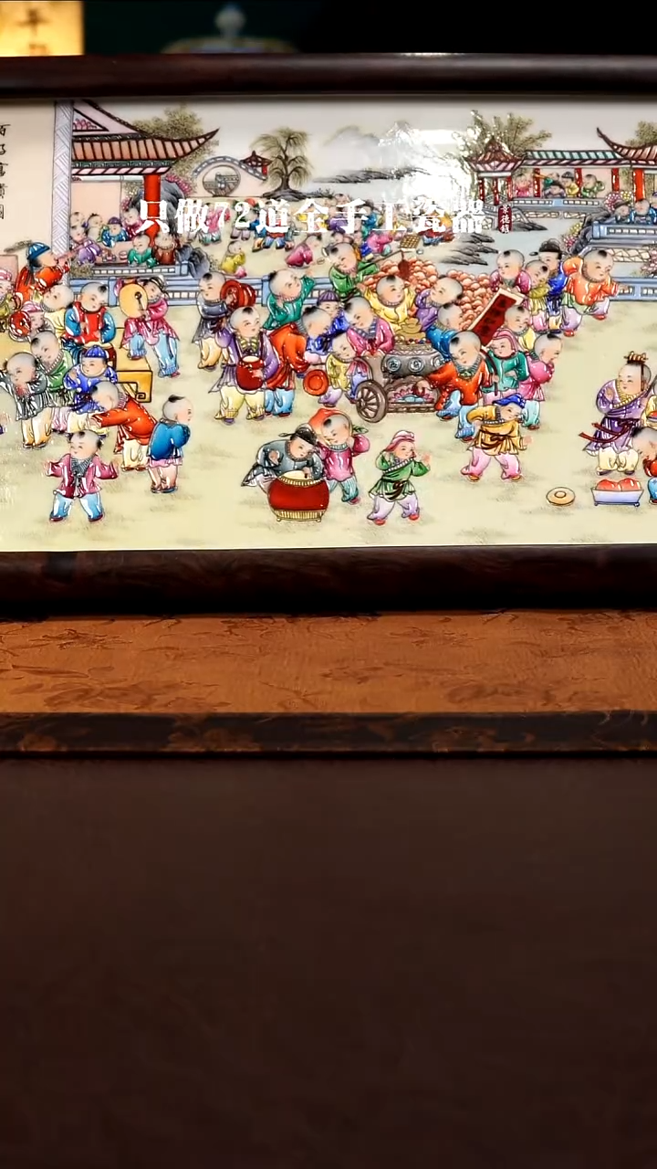 摆件陶风*景德镇现代手工手绘陶瓷