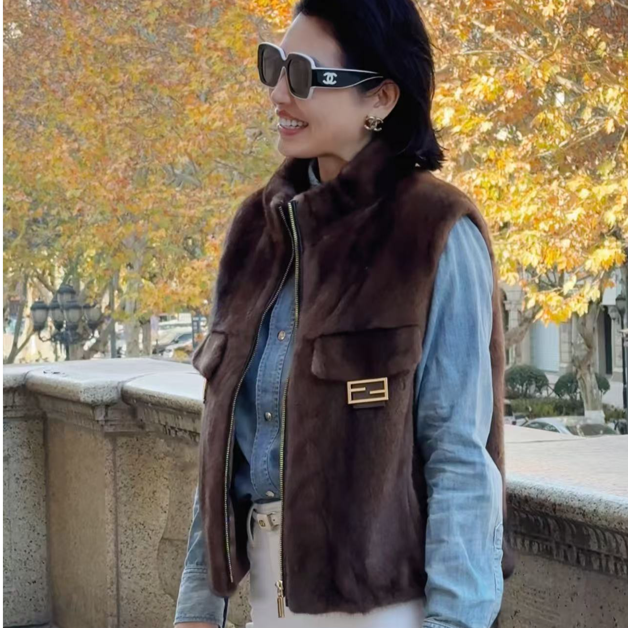 【YINGFEI PARIS】高级定制款水貂马甲