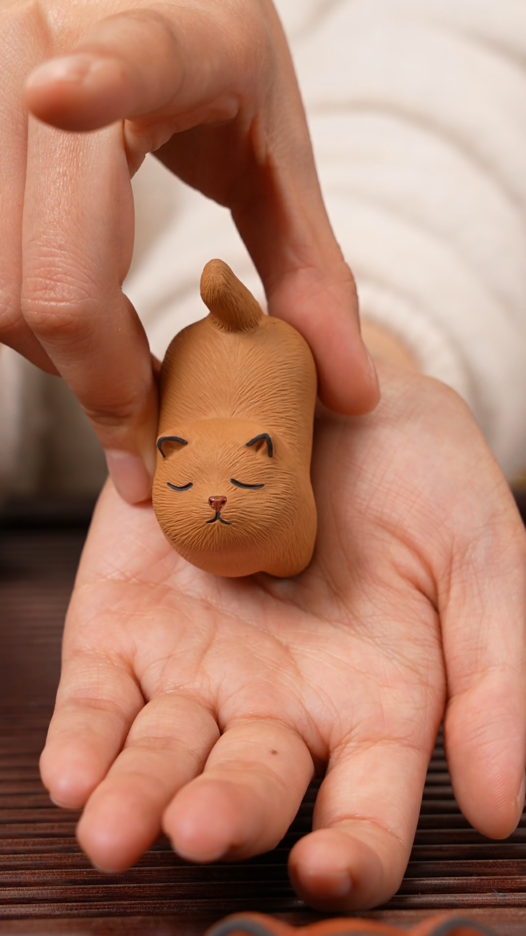 【闪购商品】紫砂茶宠傲娇小猫