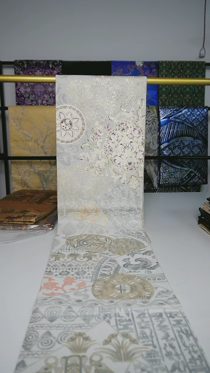 【闪购商品】织绣织锦14全通银缀金彩