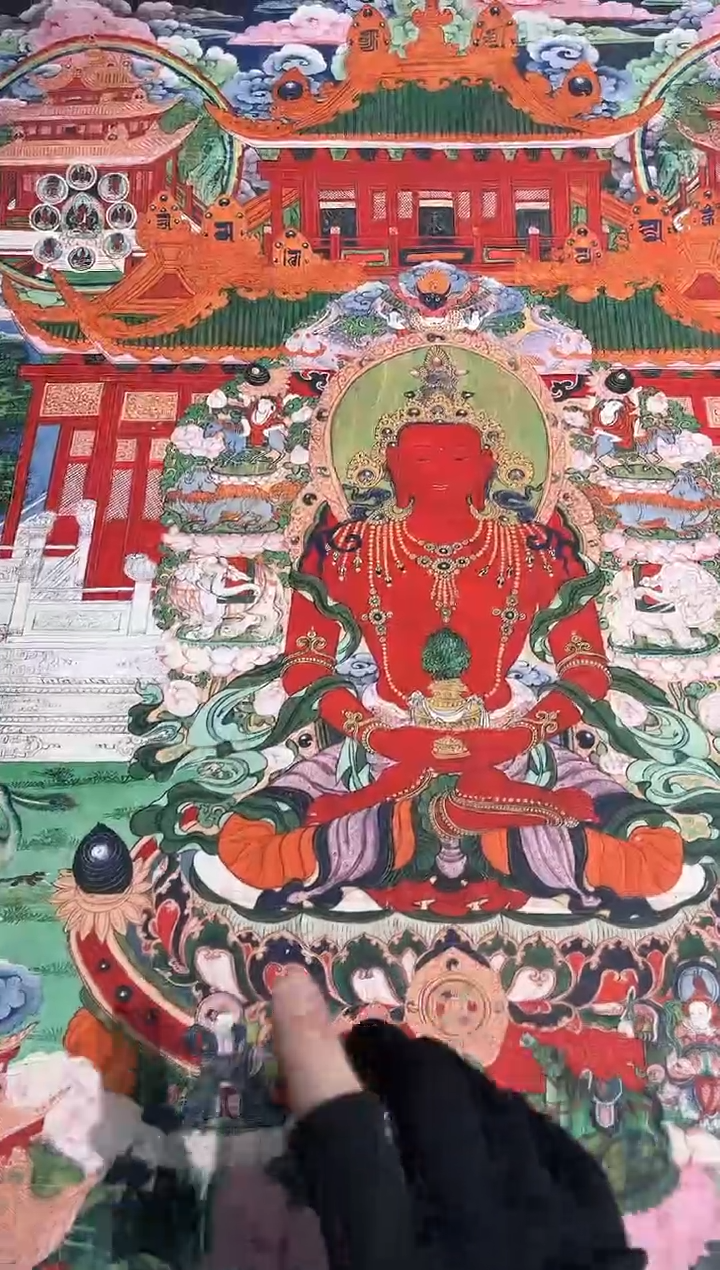 卷轴画路路的唐卡tk160