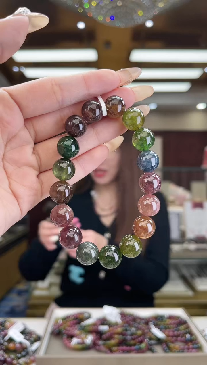 【闪购商品】碧玺/未镶嵌12mm+碧玺单圈多样性发货38