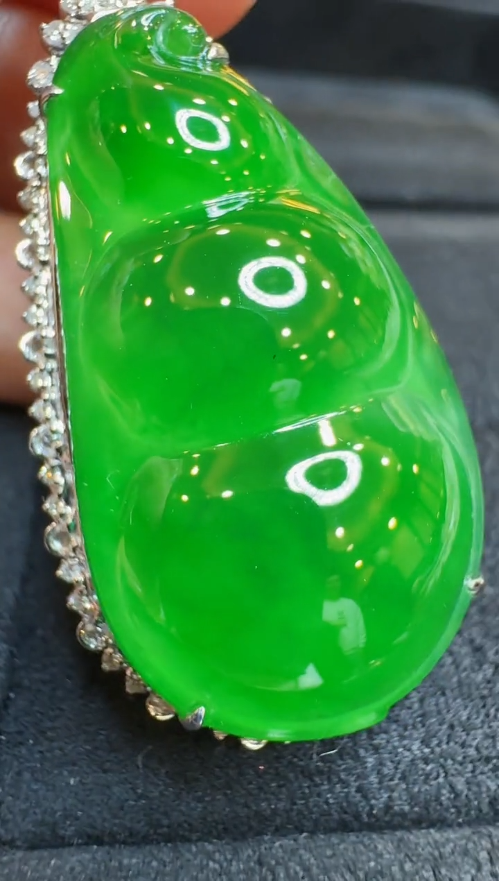 【闪购商品】翡翠吊坠(不含链)18K金镶嵌多样性团购发一件