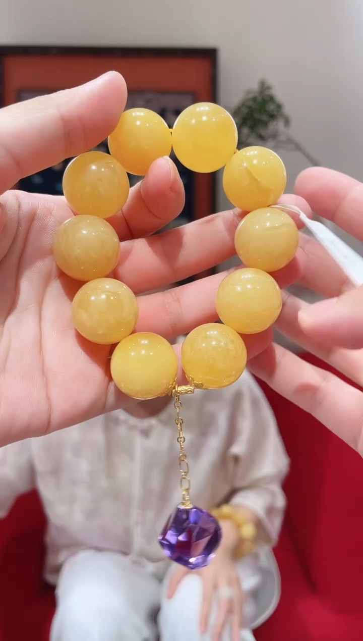 手串蜜蜡未镶嵌蜜蜡