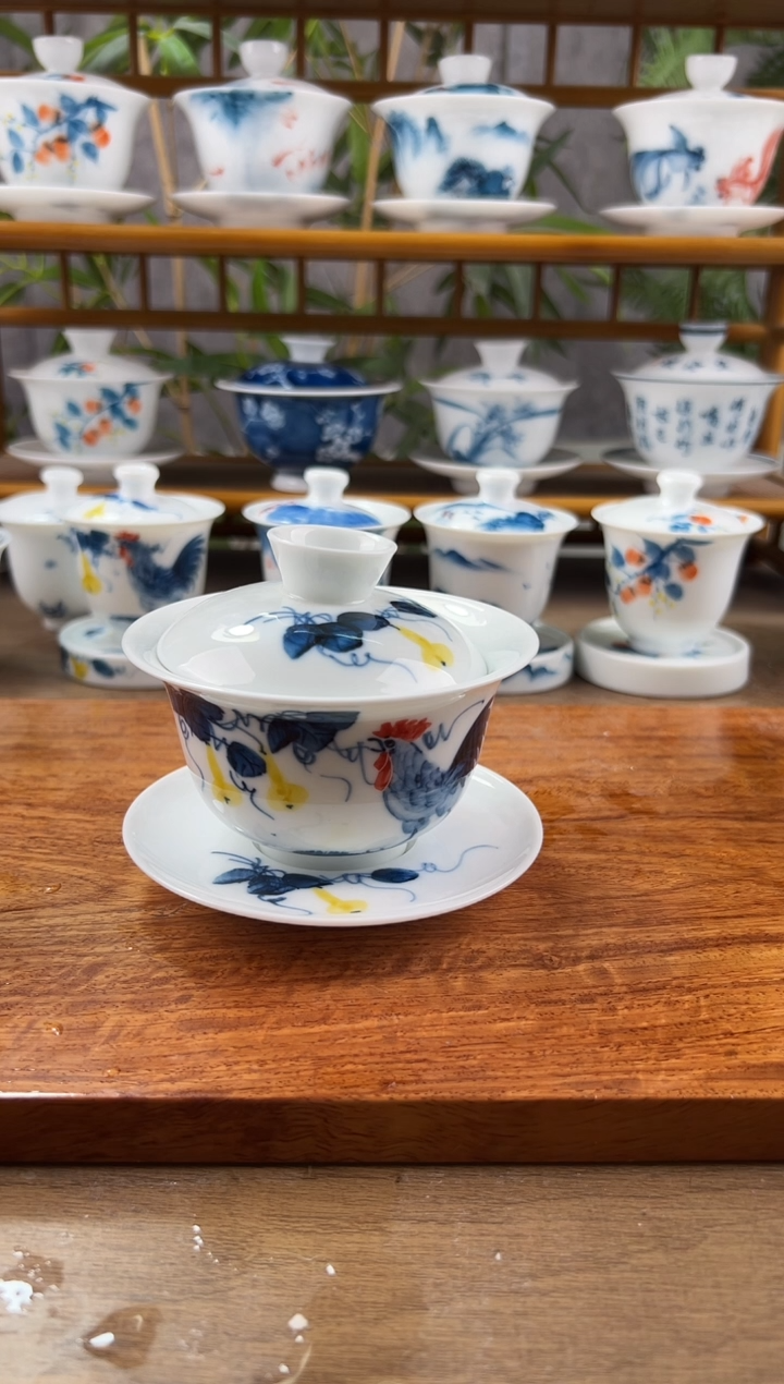 【闪购商品】微瑕葫芦公鸡3.8盖碗满180盖下150