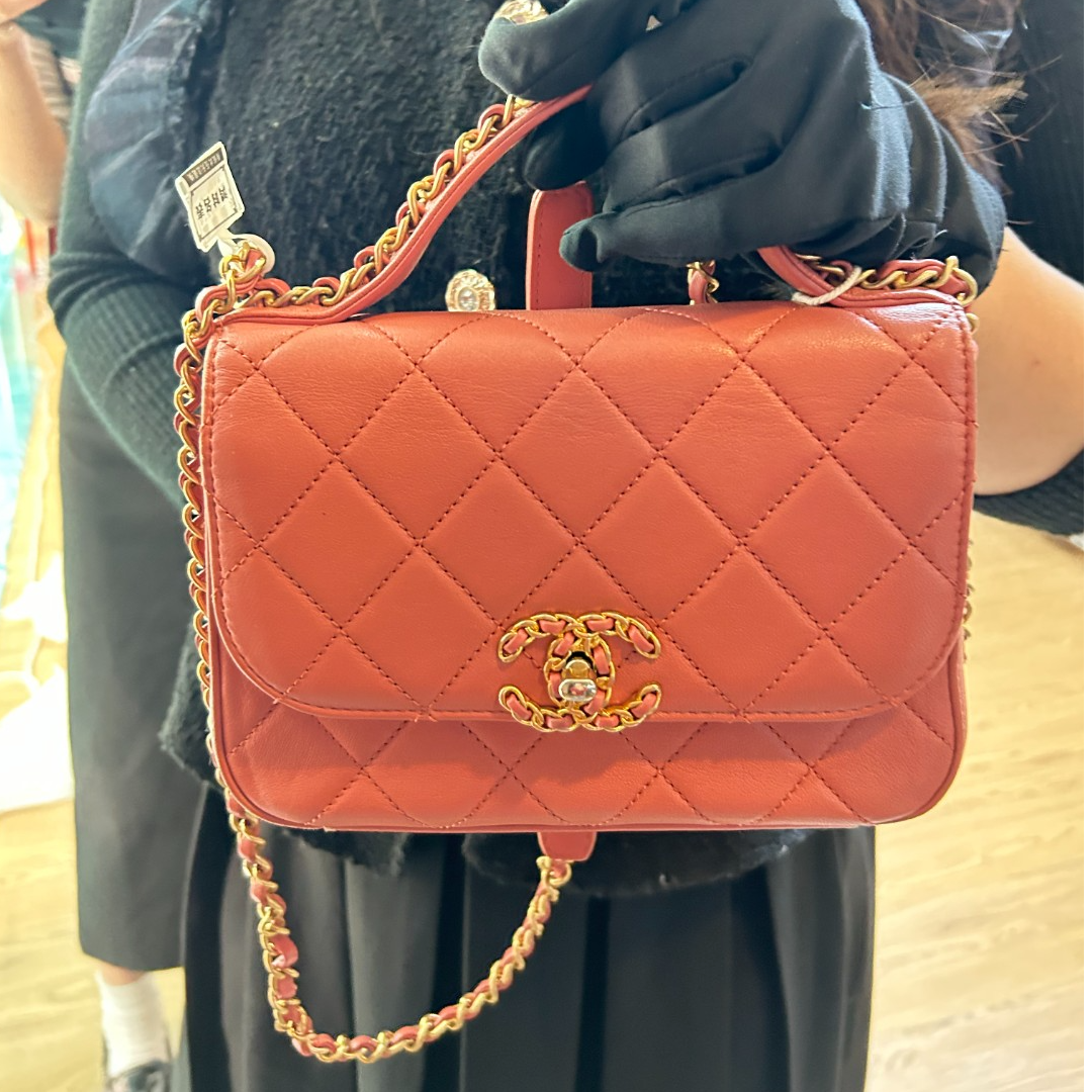 95新 Chanel/香奈儿 19bag手柄邮差包/云海优选/H22259