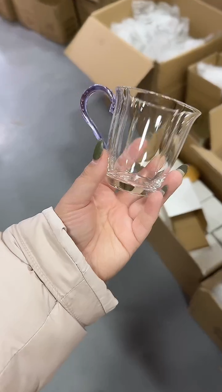 紫色把杯单只   
