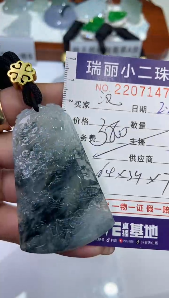 【闪购商品】翡翠颈饰未镶嵌2207147  