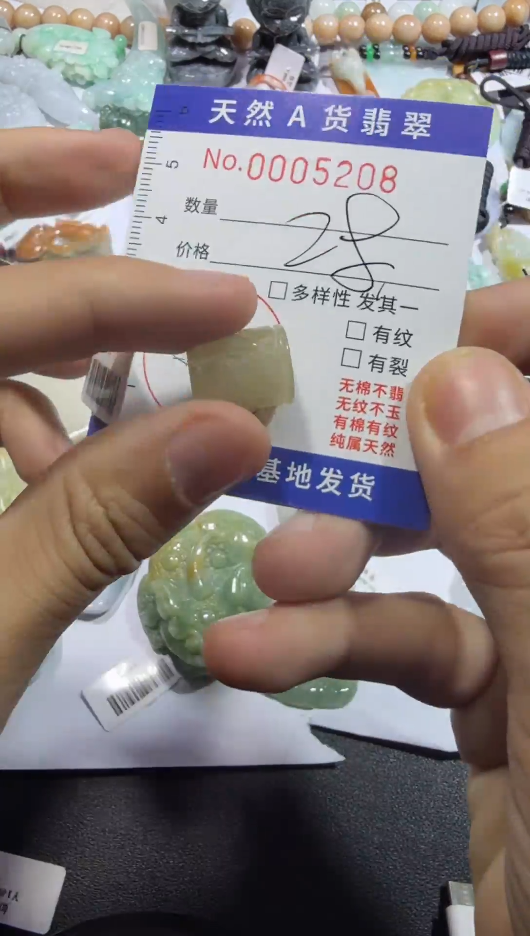 【闪购商品】翡翠颈饰未镶嵌00005208