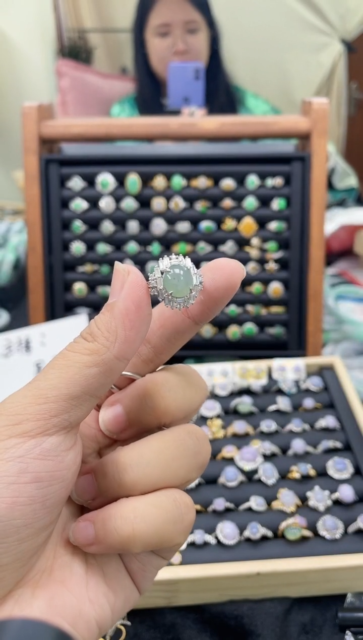 【闪购商品】翡翠戒指未镶嵌旦面戒指