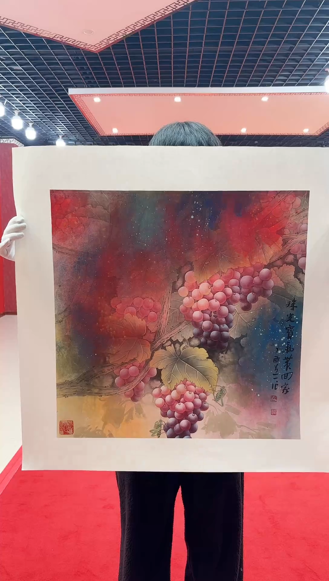 【闪购商品】国画画道一老师手绘作品D49