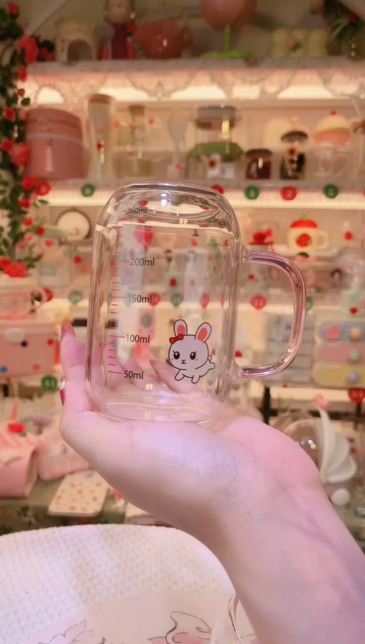牛奶杯粉色——手工制作品质好！