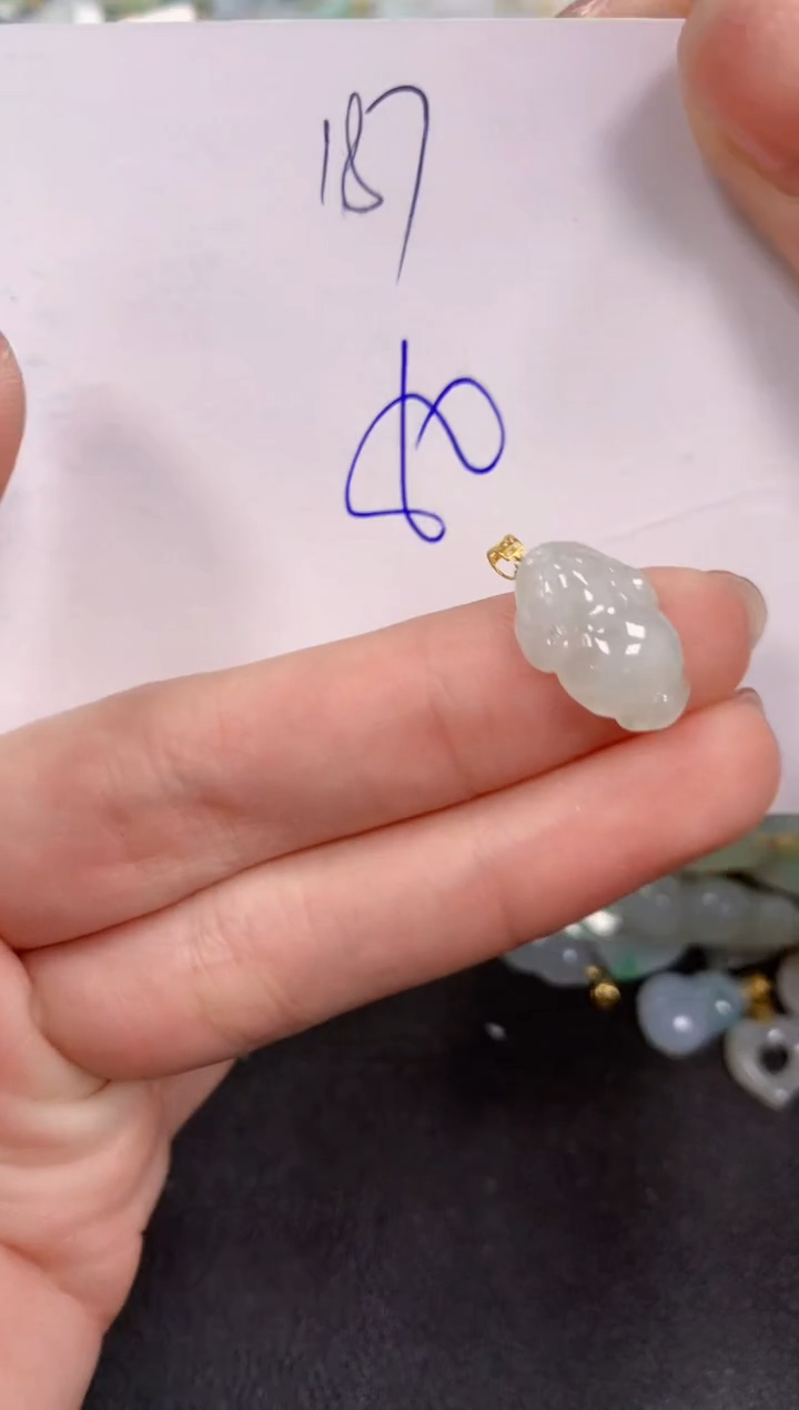 【闪购商品】翡翠颈饰18K金镶嵌 天然翡翠A货