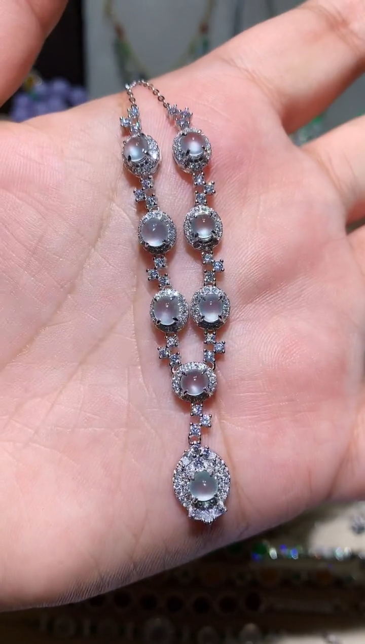 【闪购商品】翡翠耳饰未镶嵌项链