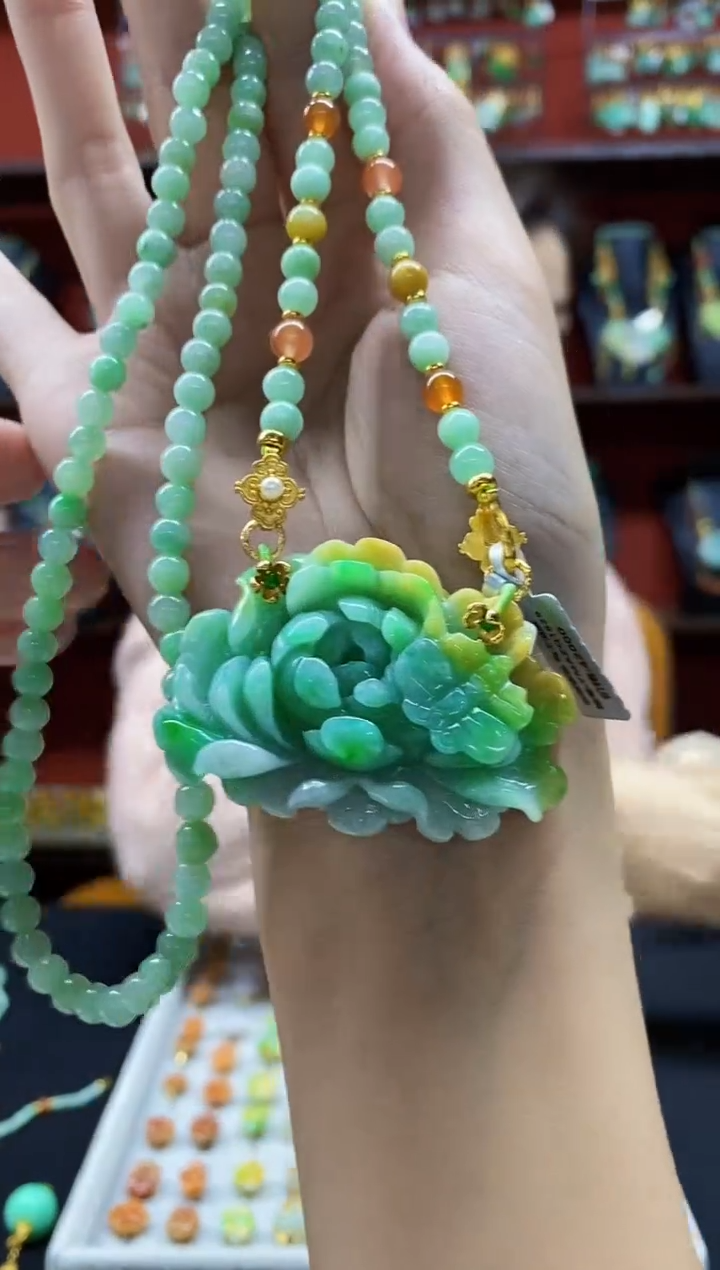 颈饰未镶嵌翡翠翡翠吊坠