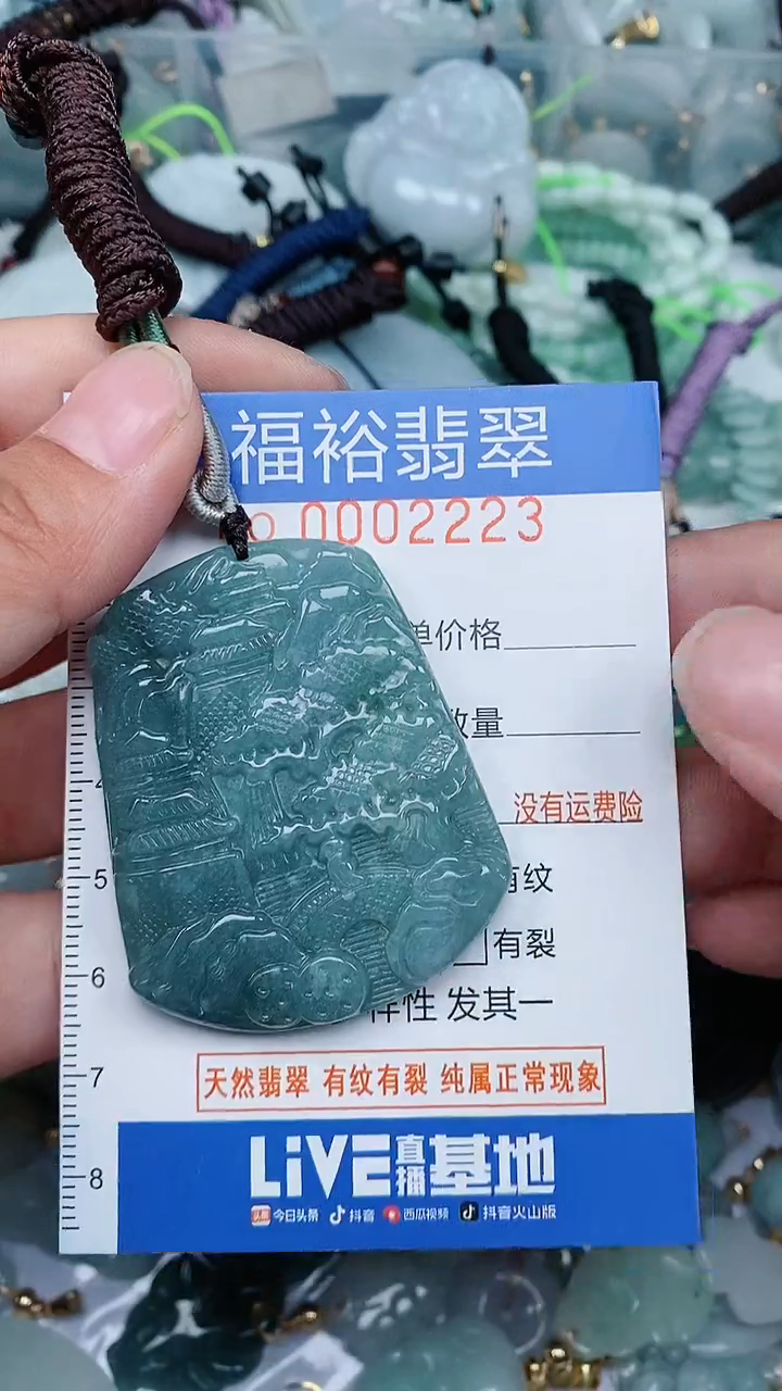 【闪购商品】翡翠颈饰未镶嵌...0002223