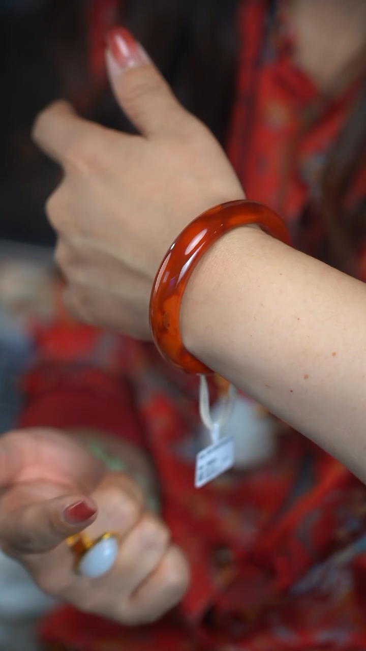 【闪购商品】南红玛瑙手镯未镶嵌S5272-4