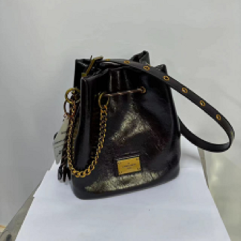 SD-3688-深咖 小香风气质条纹设计师韩版斜跨轻奢女包