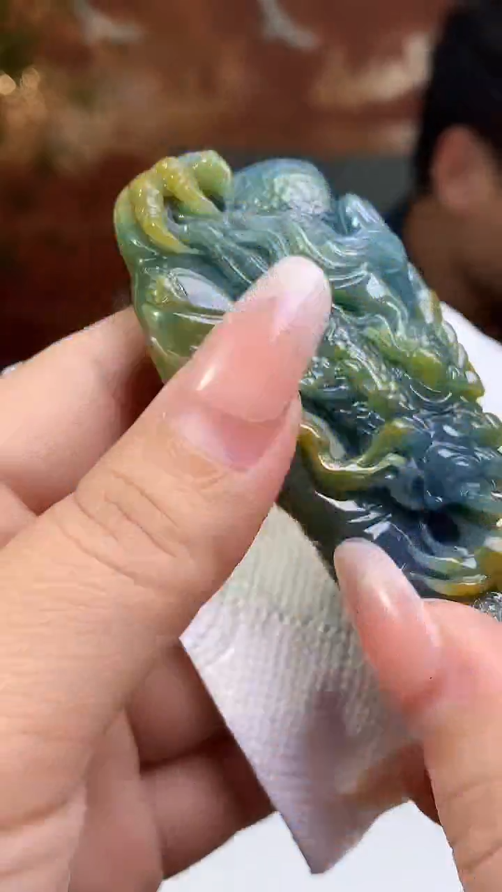 【闪购商品】定制翡翠未镶嵌1002xx-毛货挂件222